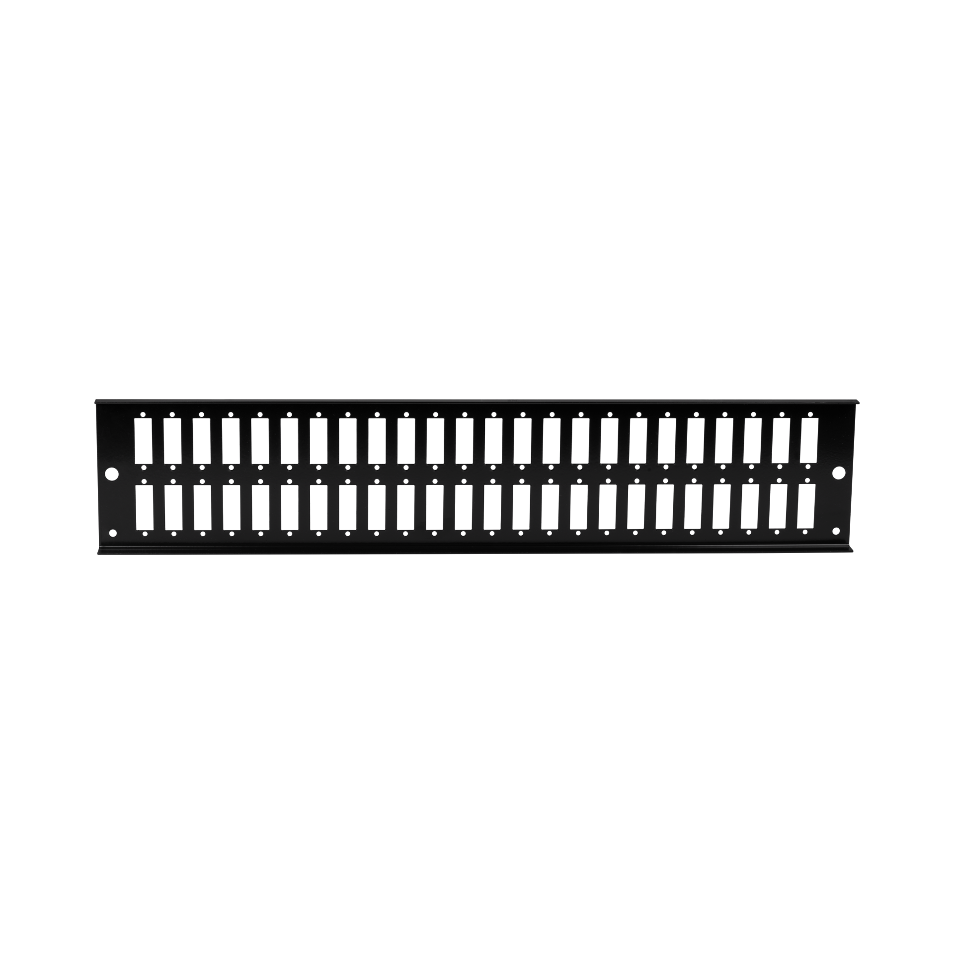Front panel 48 x SC Duplex/LC Quad, black
