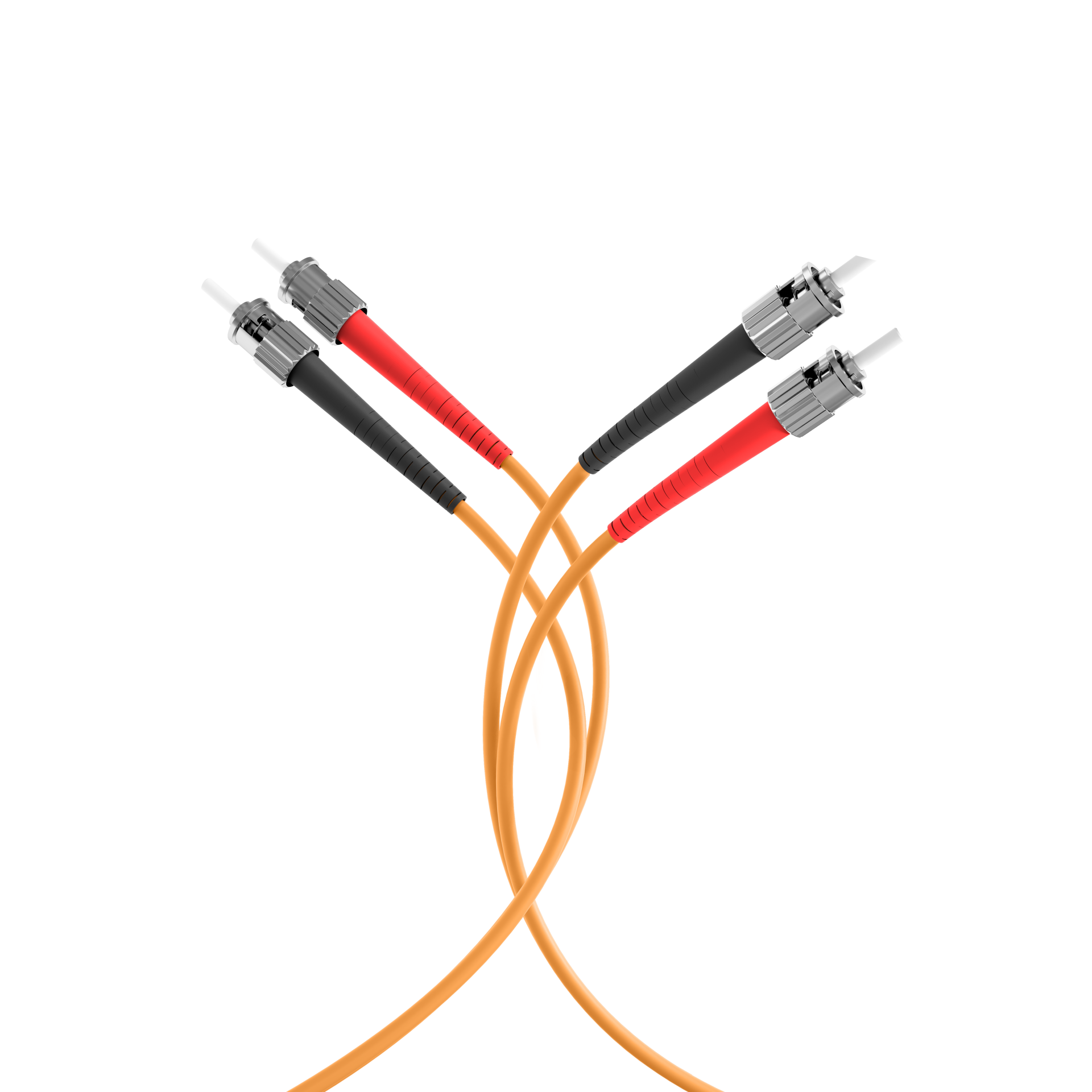 Duplex Patchkabel ST-ST OM1 15m LSZH 3mm orange