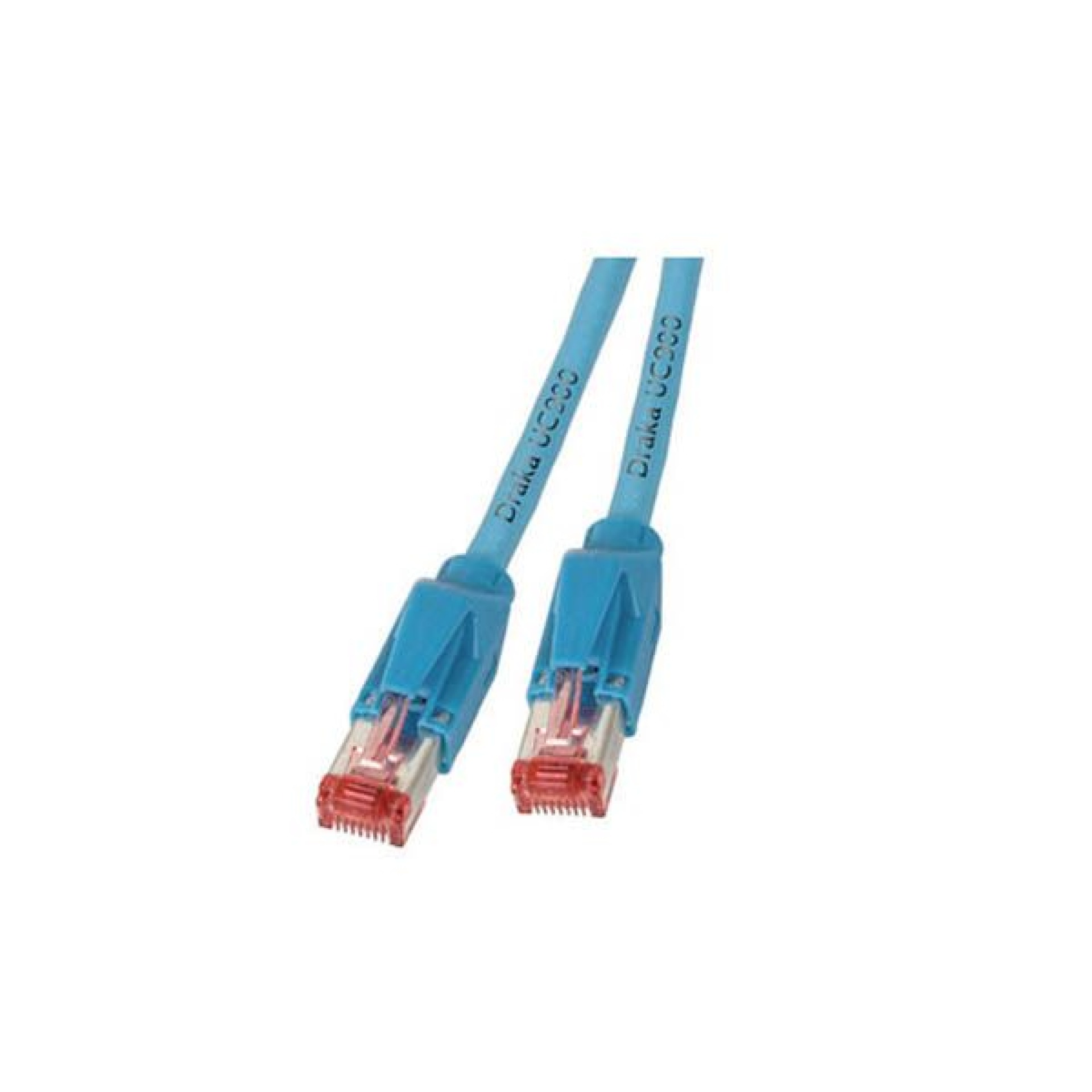 RJ45 Patchkabel S/FTP, Cat.6A, TM21, UC900, 0,15m, blau
