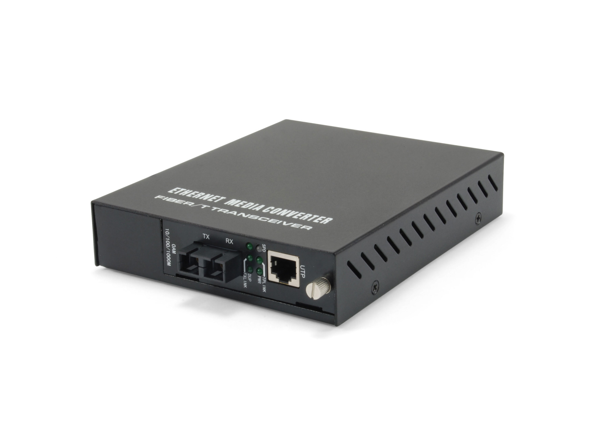 Managed Media Converter, Gigabit Ethernet, RJ45-SC, SM 20km