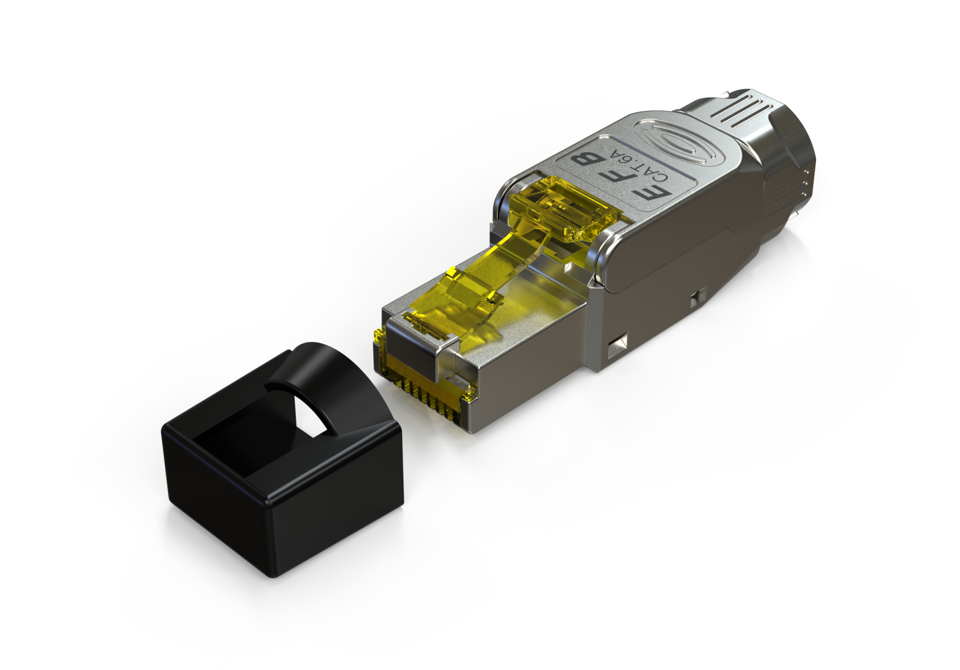 RJ45 Stecker STP, Cat.6A, feldkonfektionierbar, Bayonett
