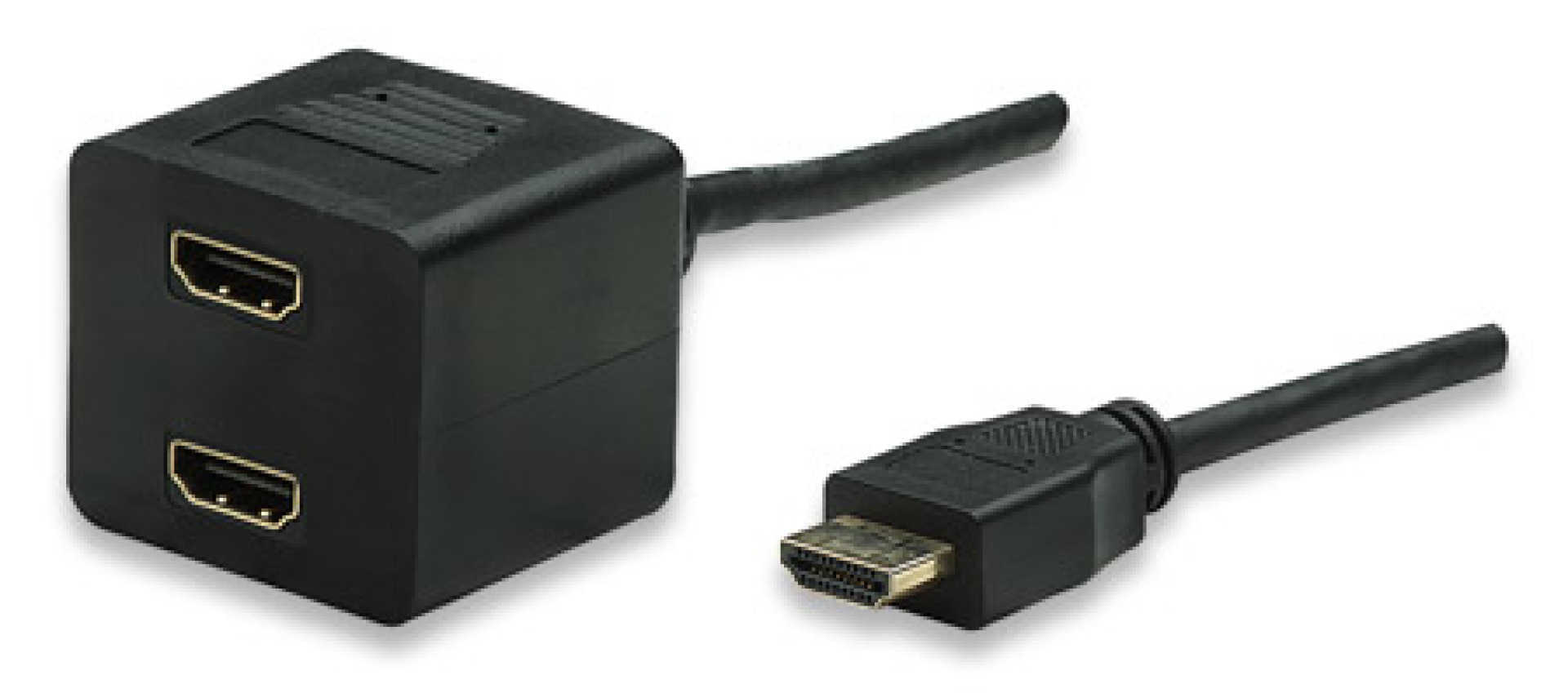 Videokabel Splitter HDMI Stecker auf 2x HDMI Buchse
