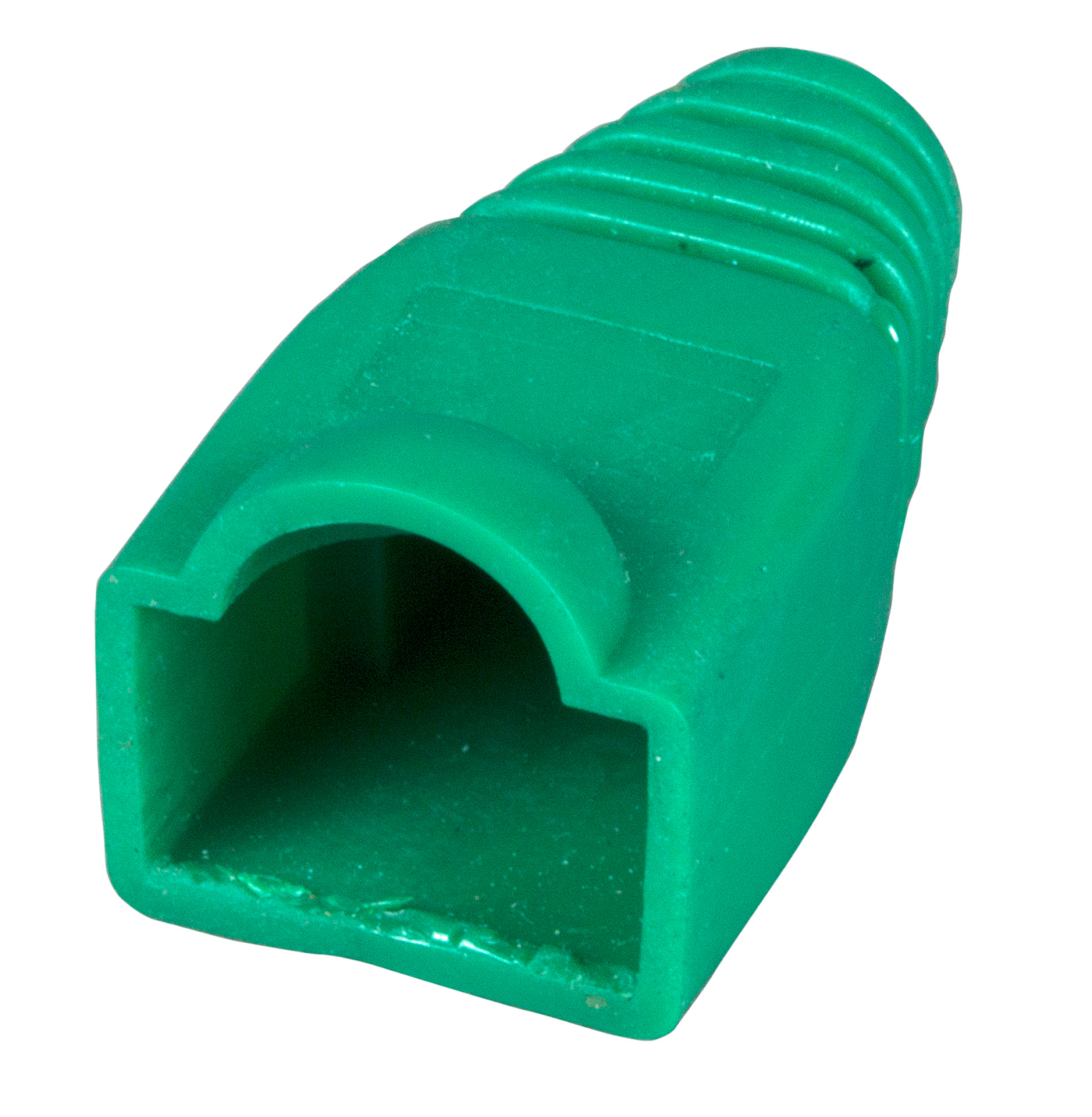 Knickschutztülle RJ45 beige, mit Rastnasenschutz, VPE 100