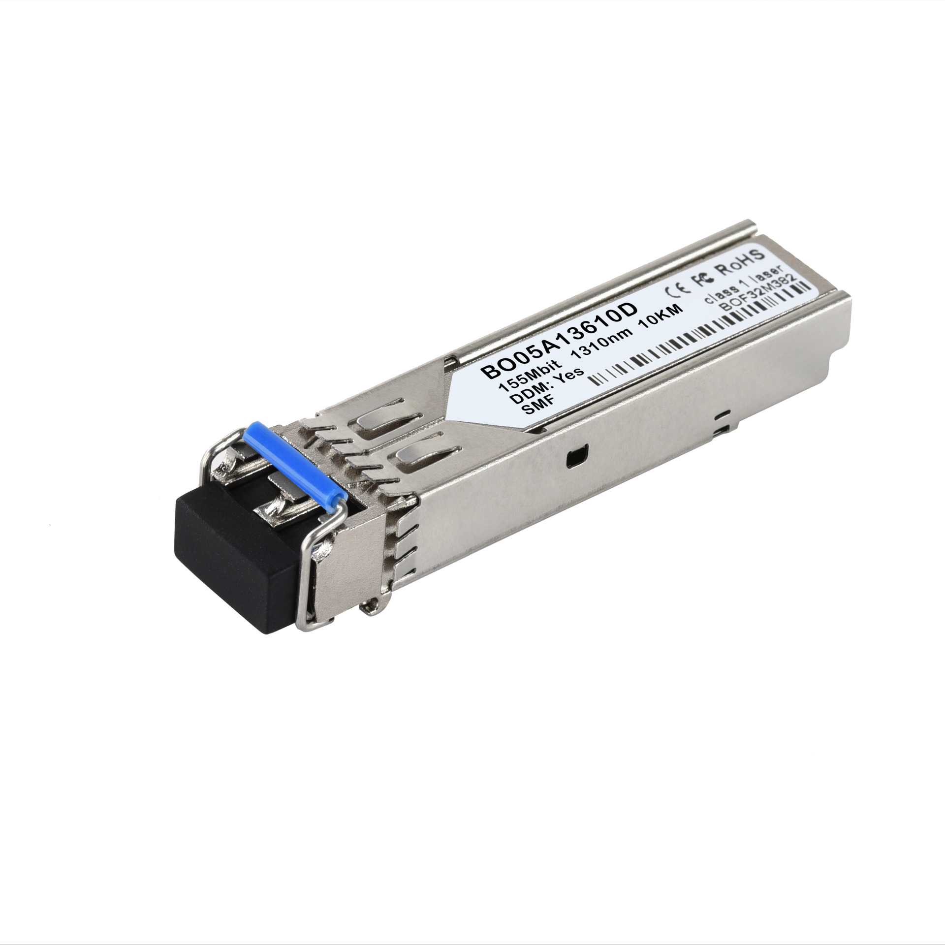 SFP Fast Ethernet, SM, 100LX, 10km, 1310nm, 155Mbps, LC dplx, DDM
