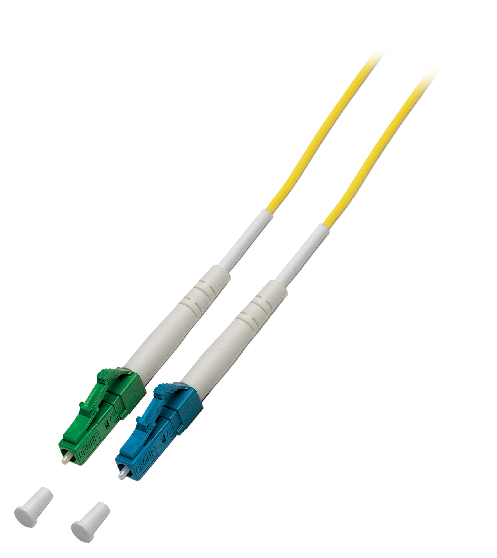 Simplex Patchkabel LC/APC-LC OS2 G657A2 1m LSZH 2mm gelb