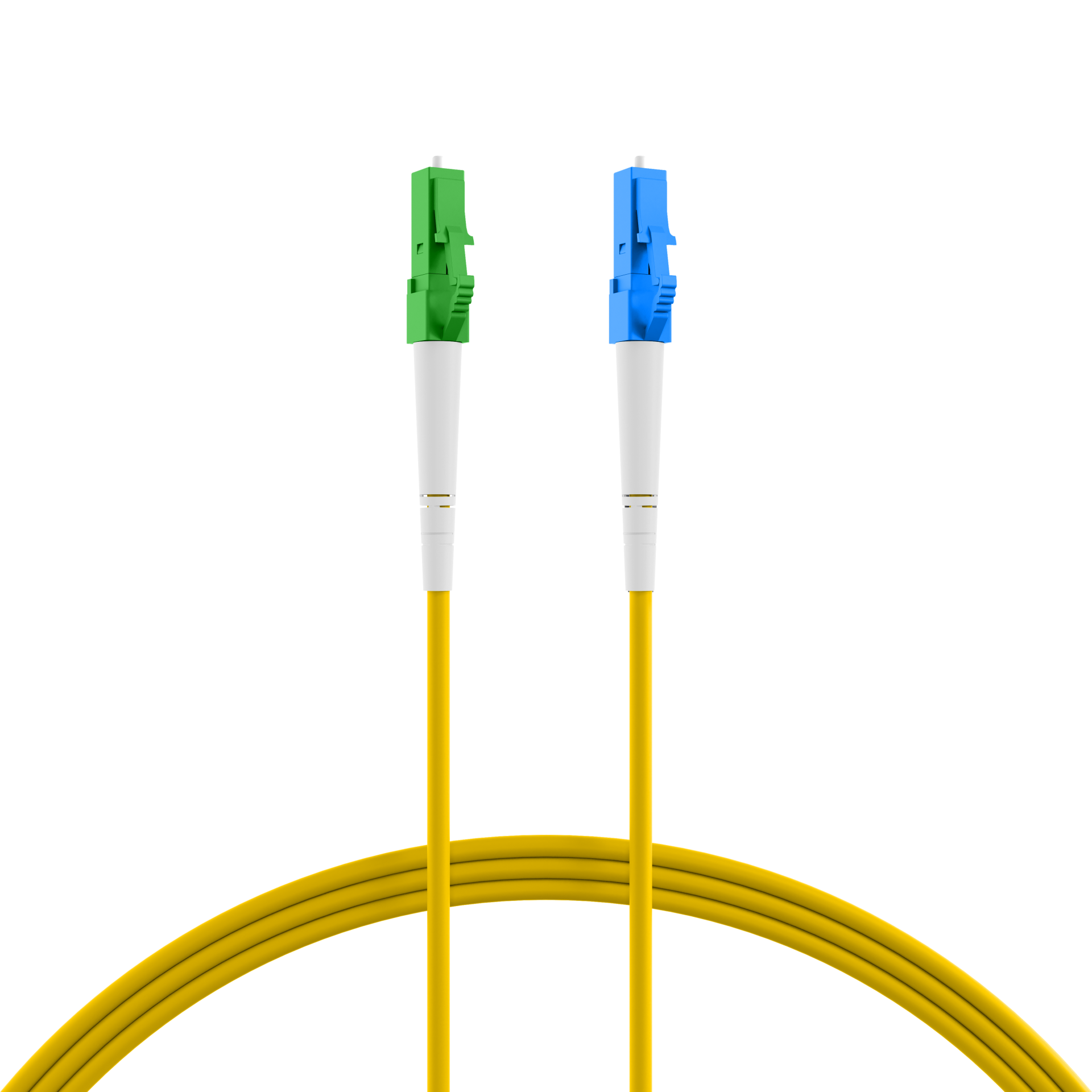 Simplex Patchkabel LC/APC-LC OS2 G657A2 1m LSZH 2mm gelb
