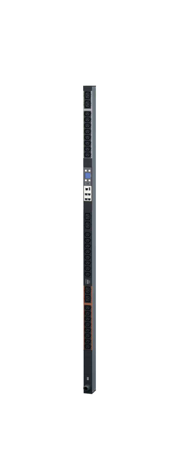 PDU Vertikal BN3000 Monitored 18 x C13 + 3 x C19 + 1 x RCM, 16 A
