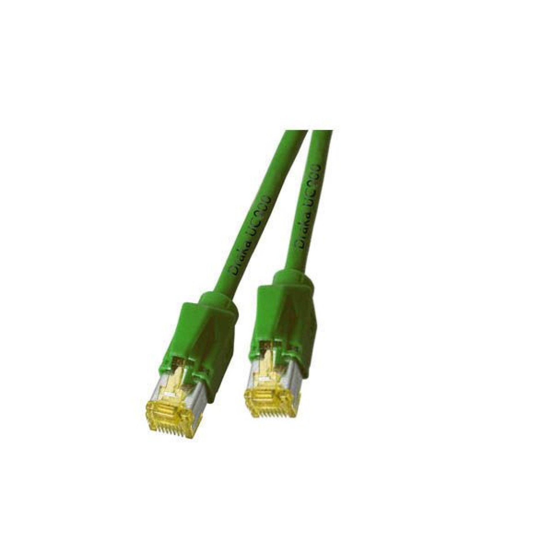 INFRALAN® RJ45 Patchkabel S/FTP, Cat.6A, TM31, UC900, 0,5m, grün