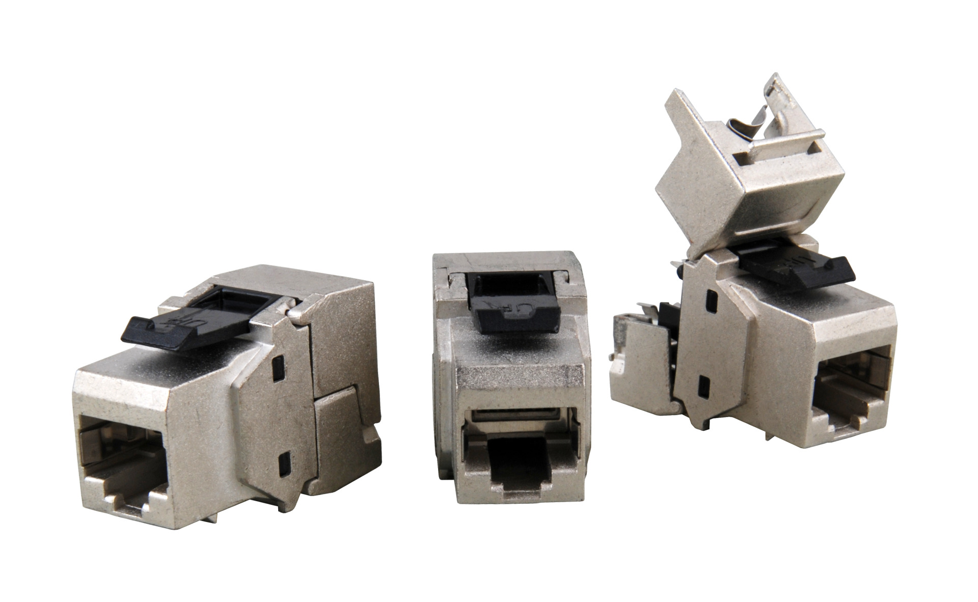 RJ45 Keystone STP, Cat.6A, 500MHz, Komponenten zertifiziert