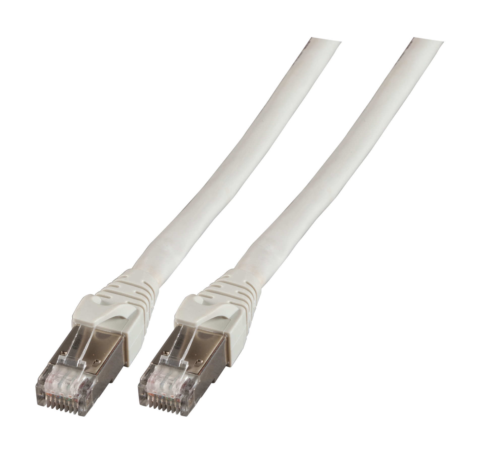 RJ45 Patchkabel S/FTP, Cat.6A, PVC, UL, Longlink, 40m, grau