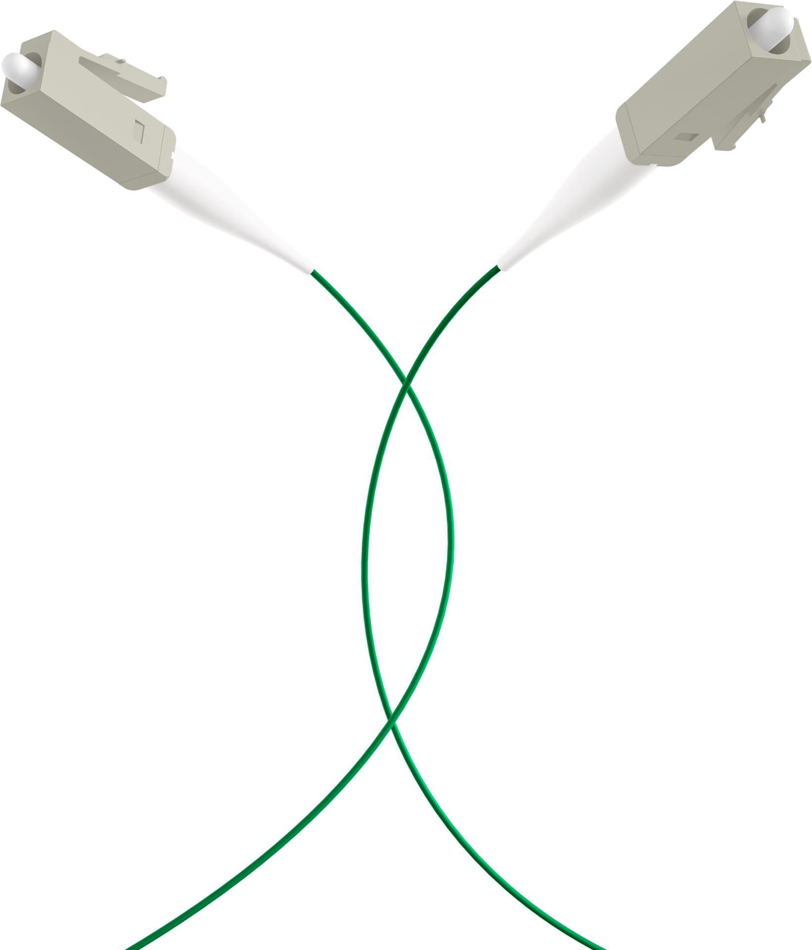 Faserpigtail LC OM2 -Grün 2m - 1 Stück