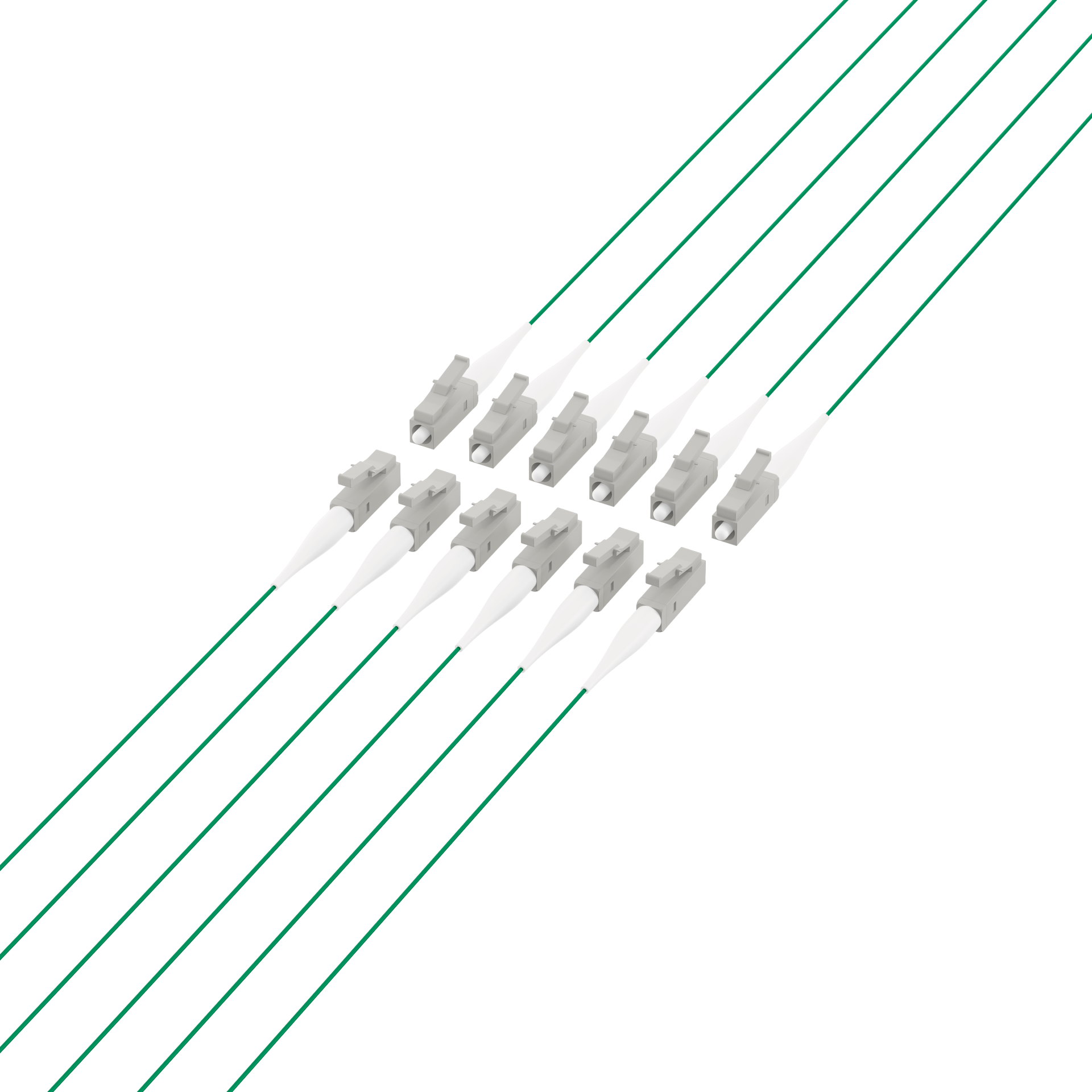 Faserpigtail LC OM2 -Grün 2m - 1 Stück
