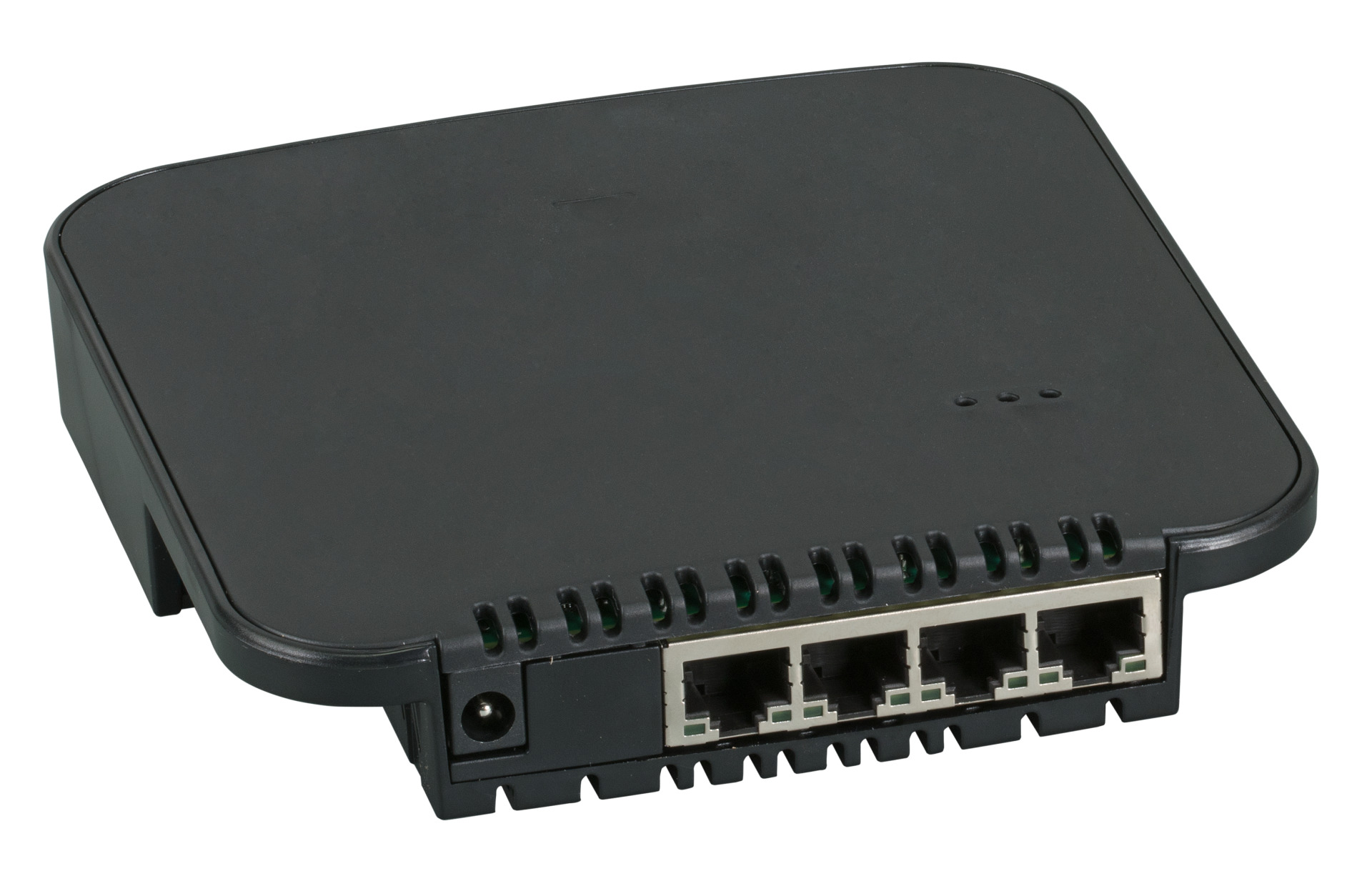 Gigabit Ethernet Switch, 4xLAN, inkl. 6VDC Steckernetzteil, bidirekt. auf SC/APC