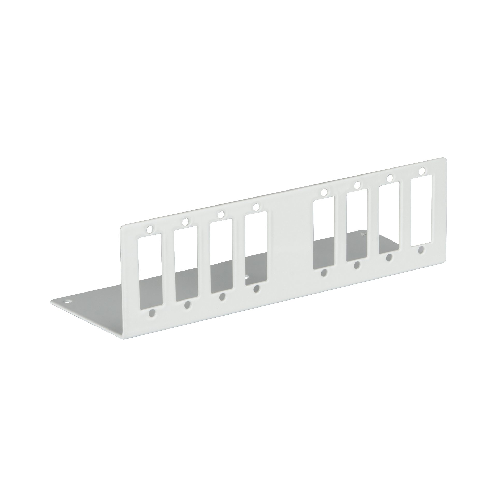 Distribution Plate, RAL7035 6 SC dpx or 6 LC quad Adapters