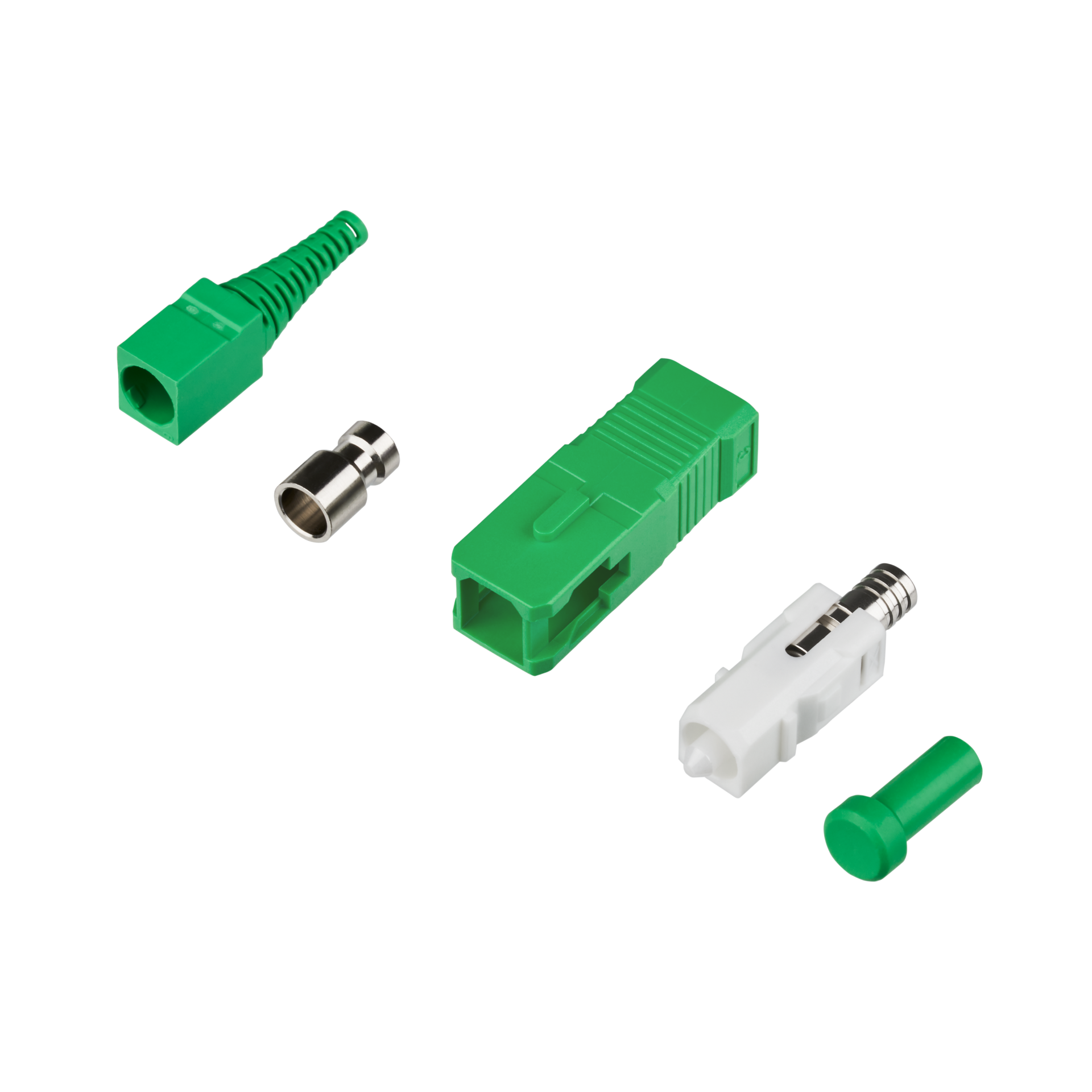 SC/APC Connector, Simplex Singlemode, 2,0mm