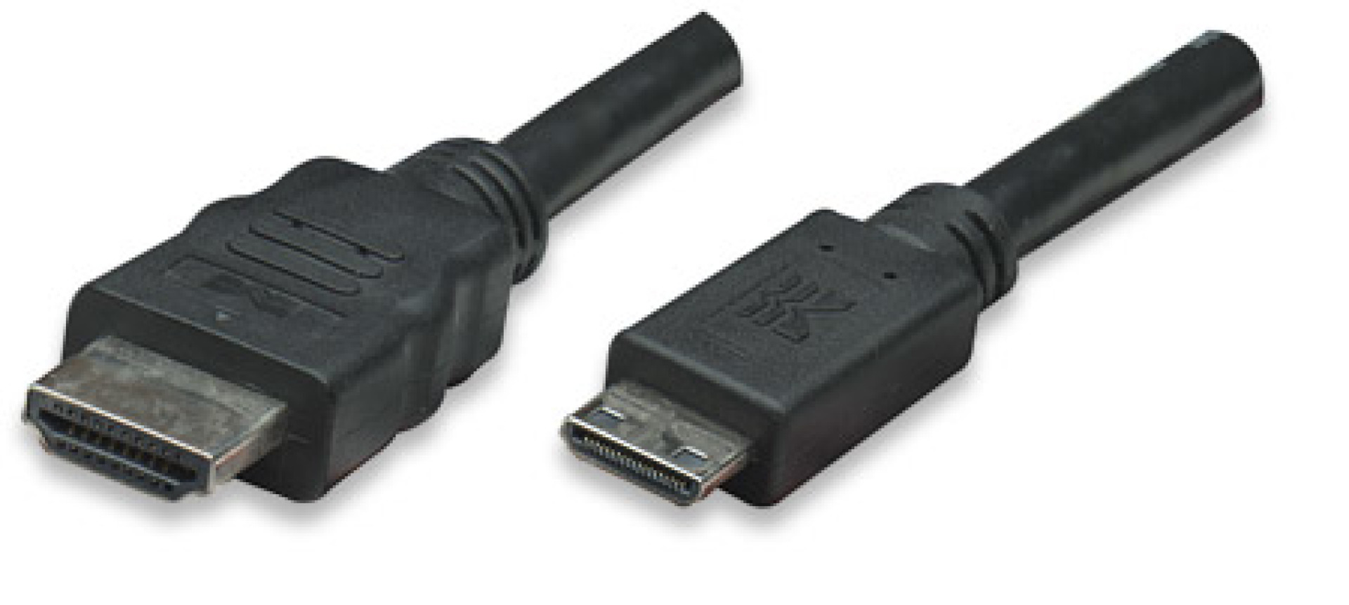 HDMI Kabel High Speed mit Ethernet und Mini HDMI Schwarz 5m
