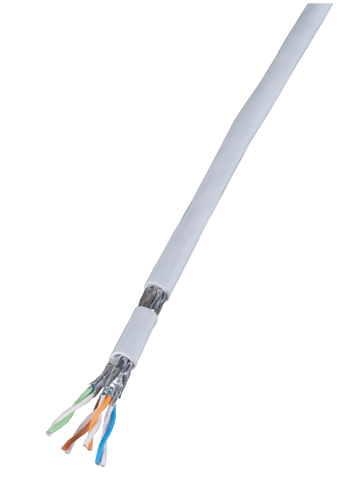 Patch cable Cat.7 PiMF UC900MHz SS27 4P, FRNC-B, grey