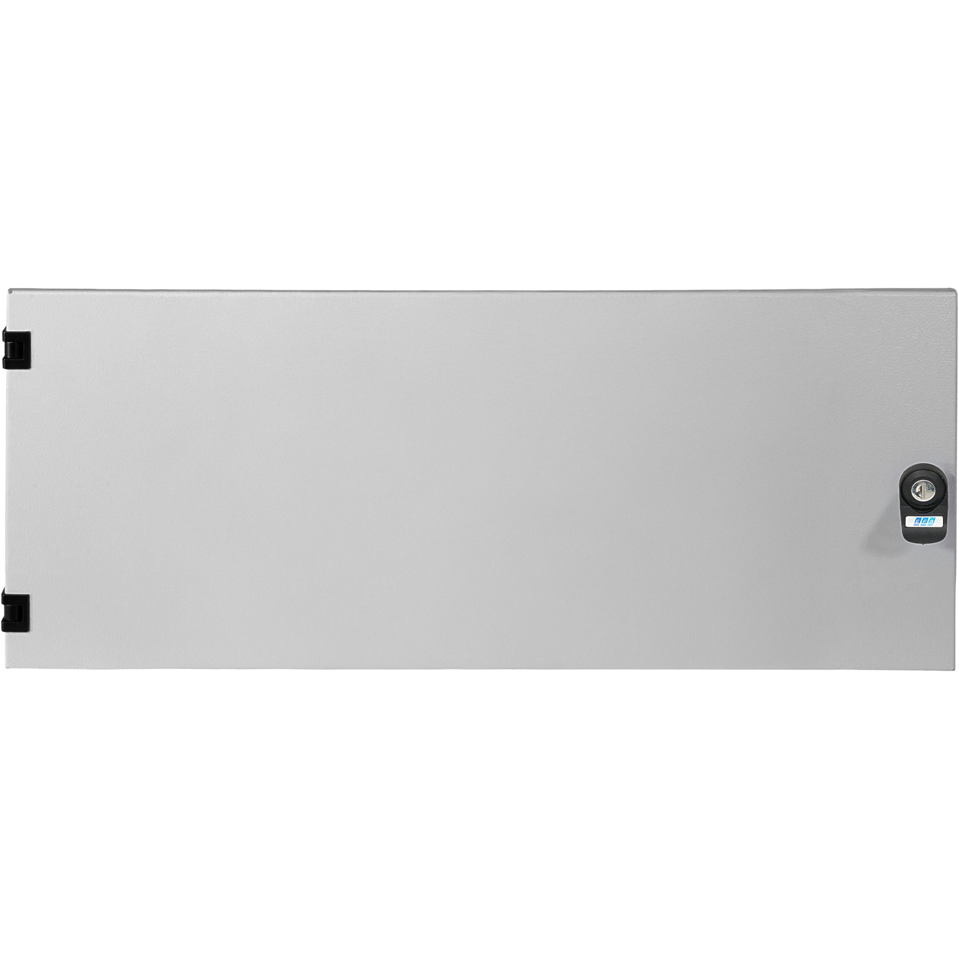 Fronttür für Wandverteiler 9HE, Stahl, RAL7035