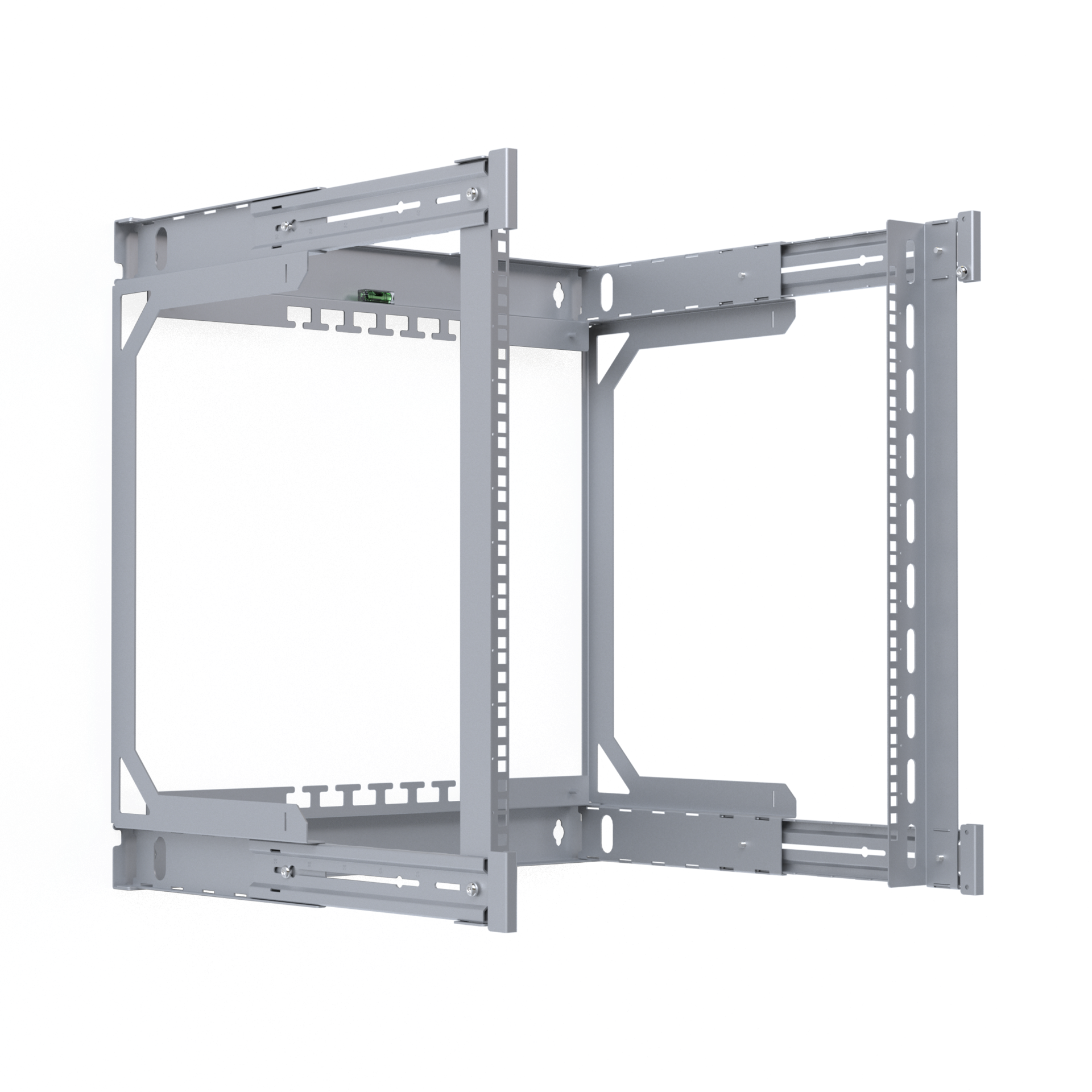 Backframe for Wall X-Rack 400-600mm 12U 600x600mm El-galvinized 1/3