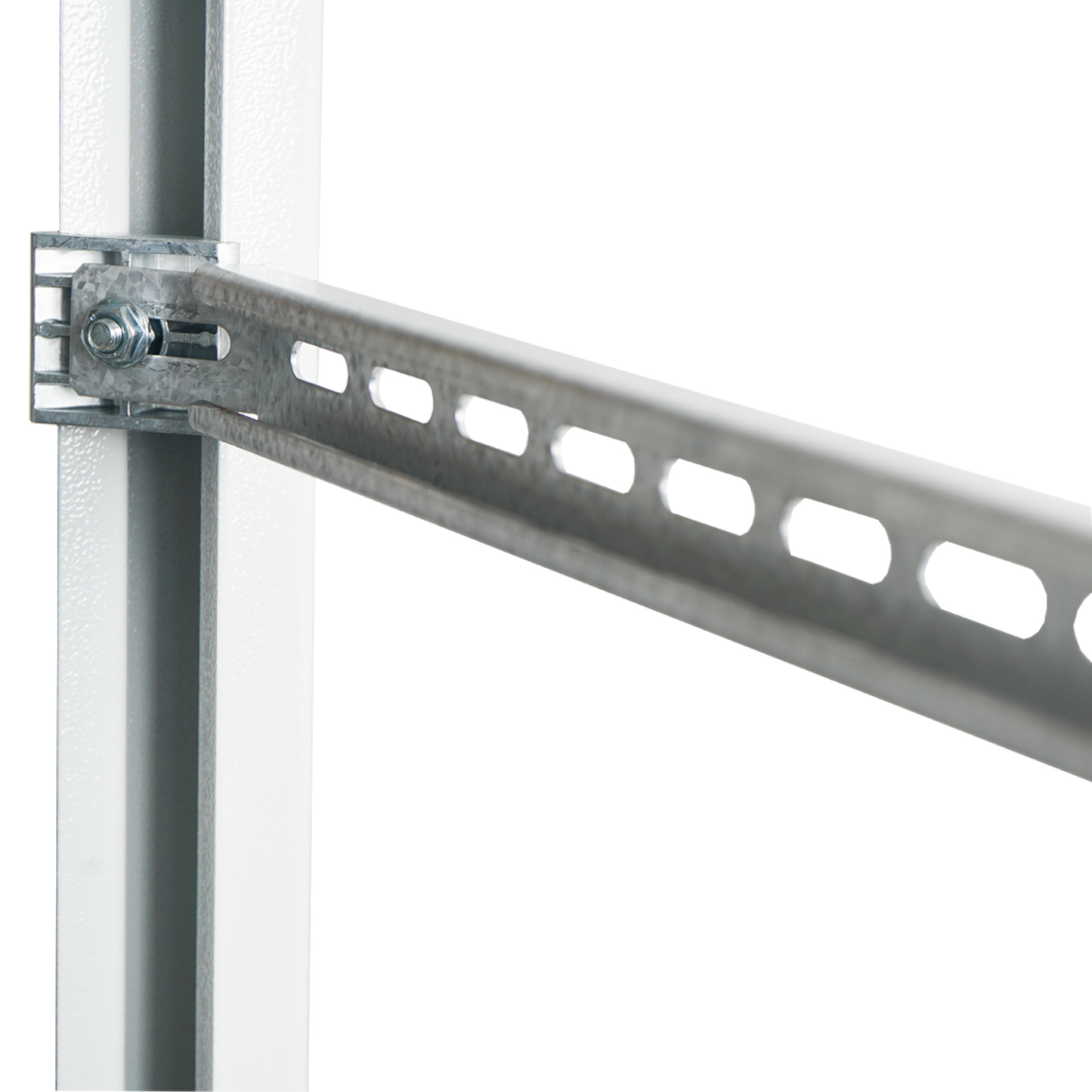 C Profile Rail for Cable Clamping, D=600 mm