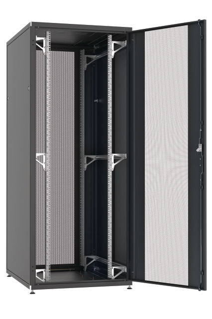 19" Server Cabinet PRO 24U, 600x1000 mm, F=1-P R=2-P, RAL9005