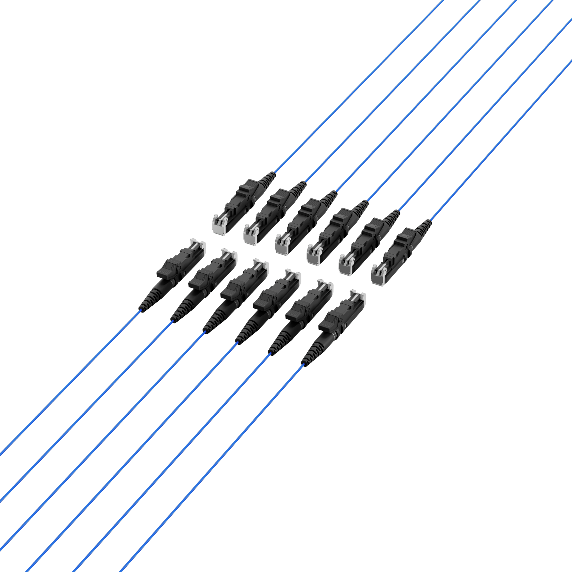 Faserpigtail E2000® OM1 -Blau 2m - 1 Stück