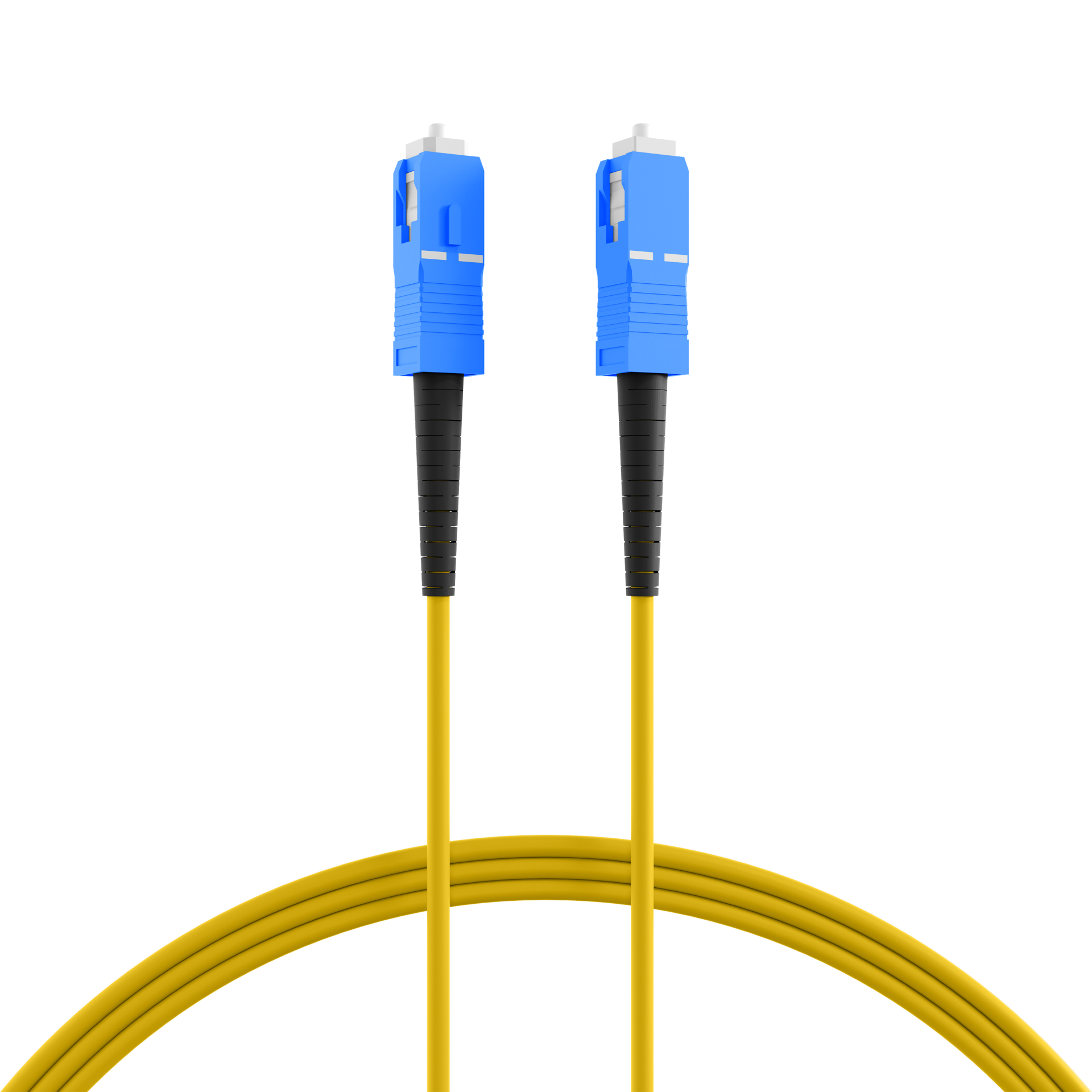 Simplex patch cable SC-SC OS2 G657A2 3m LSZH 3mm yellow