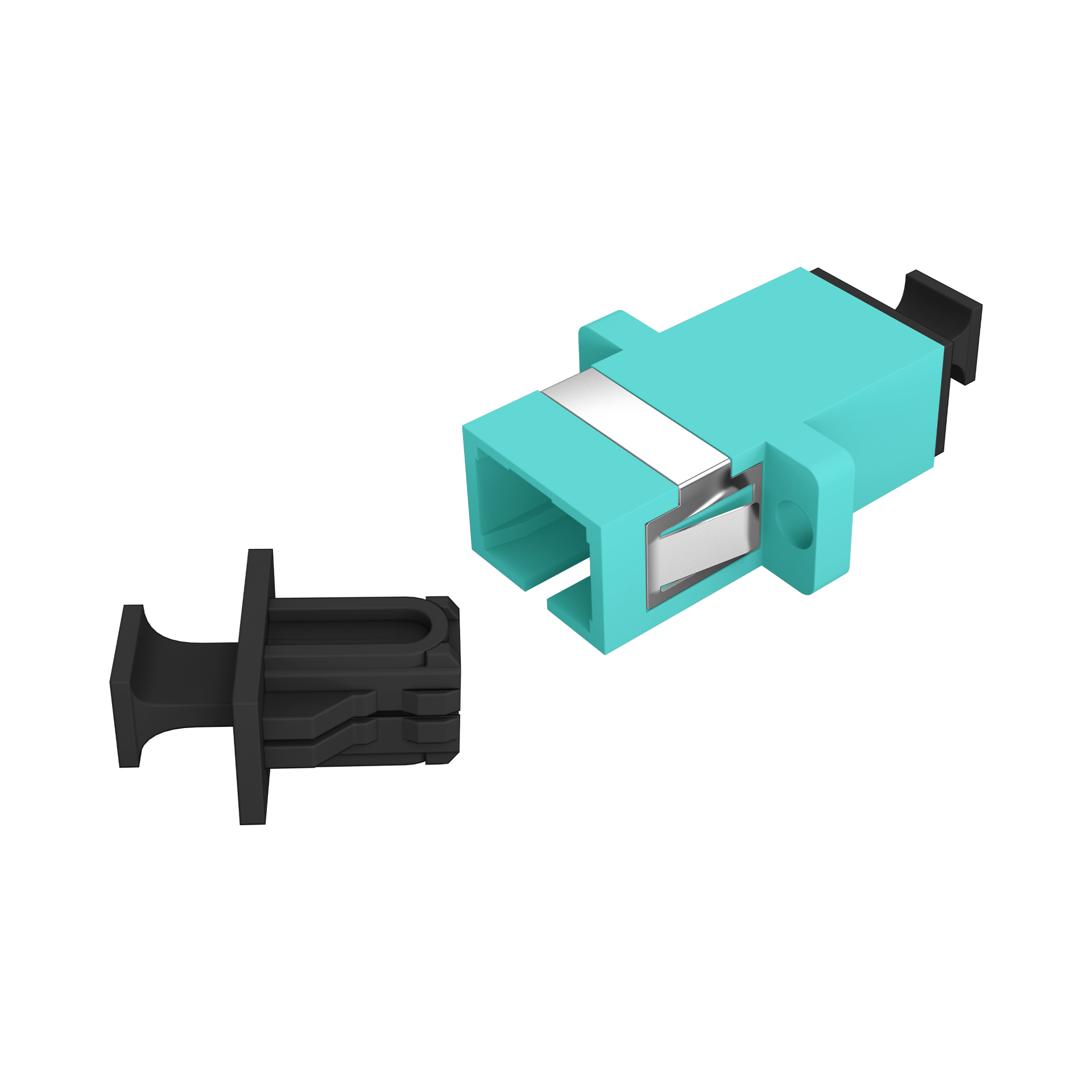 Kupplung SC Simplex OM3 aqua 