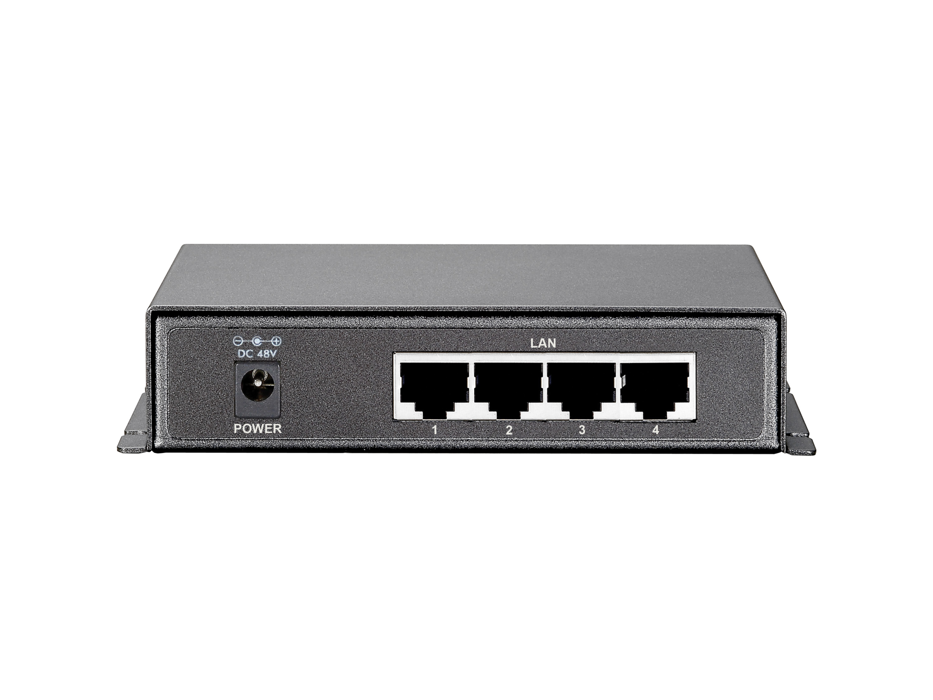 1-Port Gigabit Ethernet + 4-Port PoE Desktop PSE Switch
