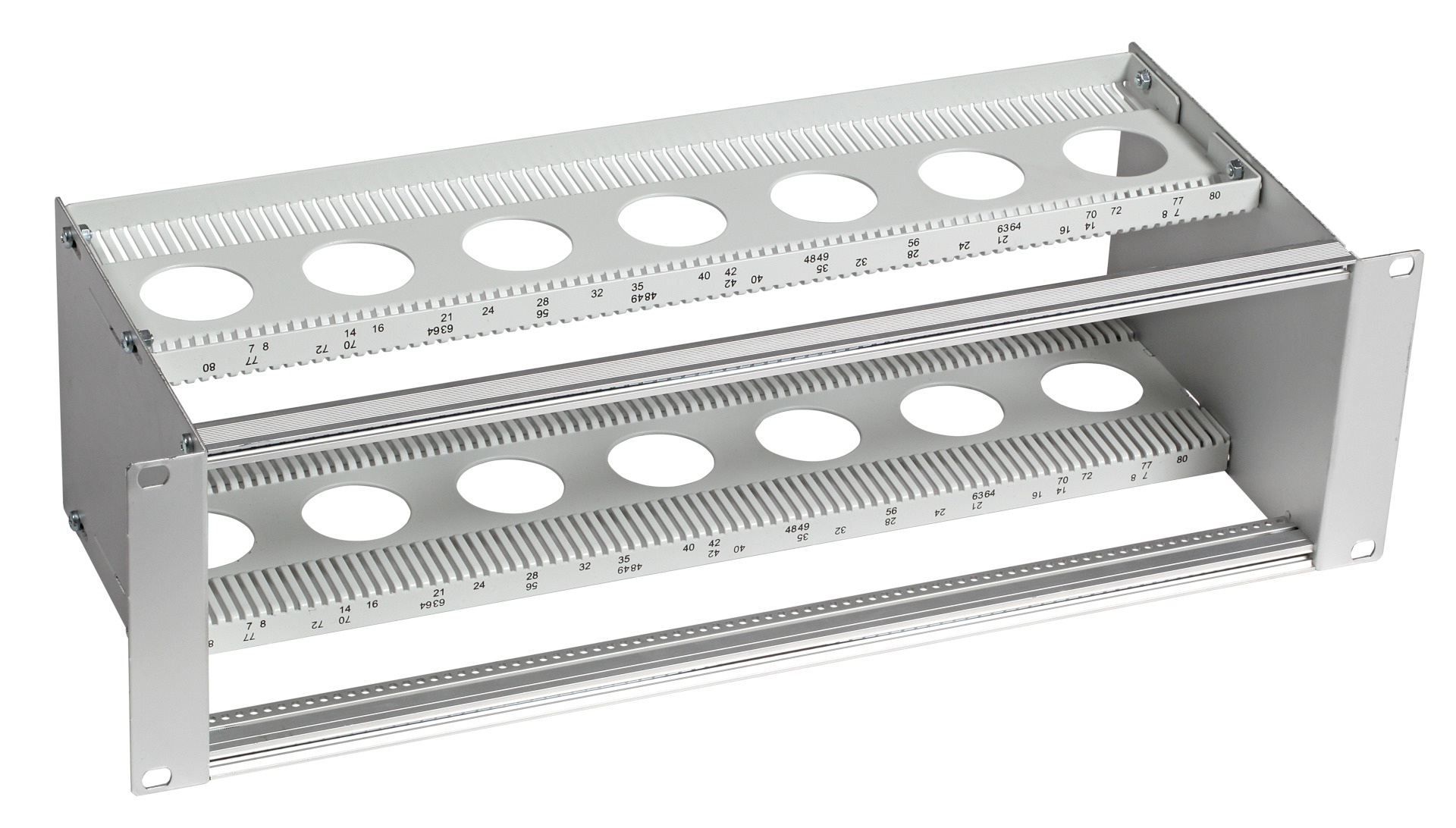 Subrack 3U/84TE 1TE-part, depth: 227 mm