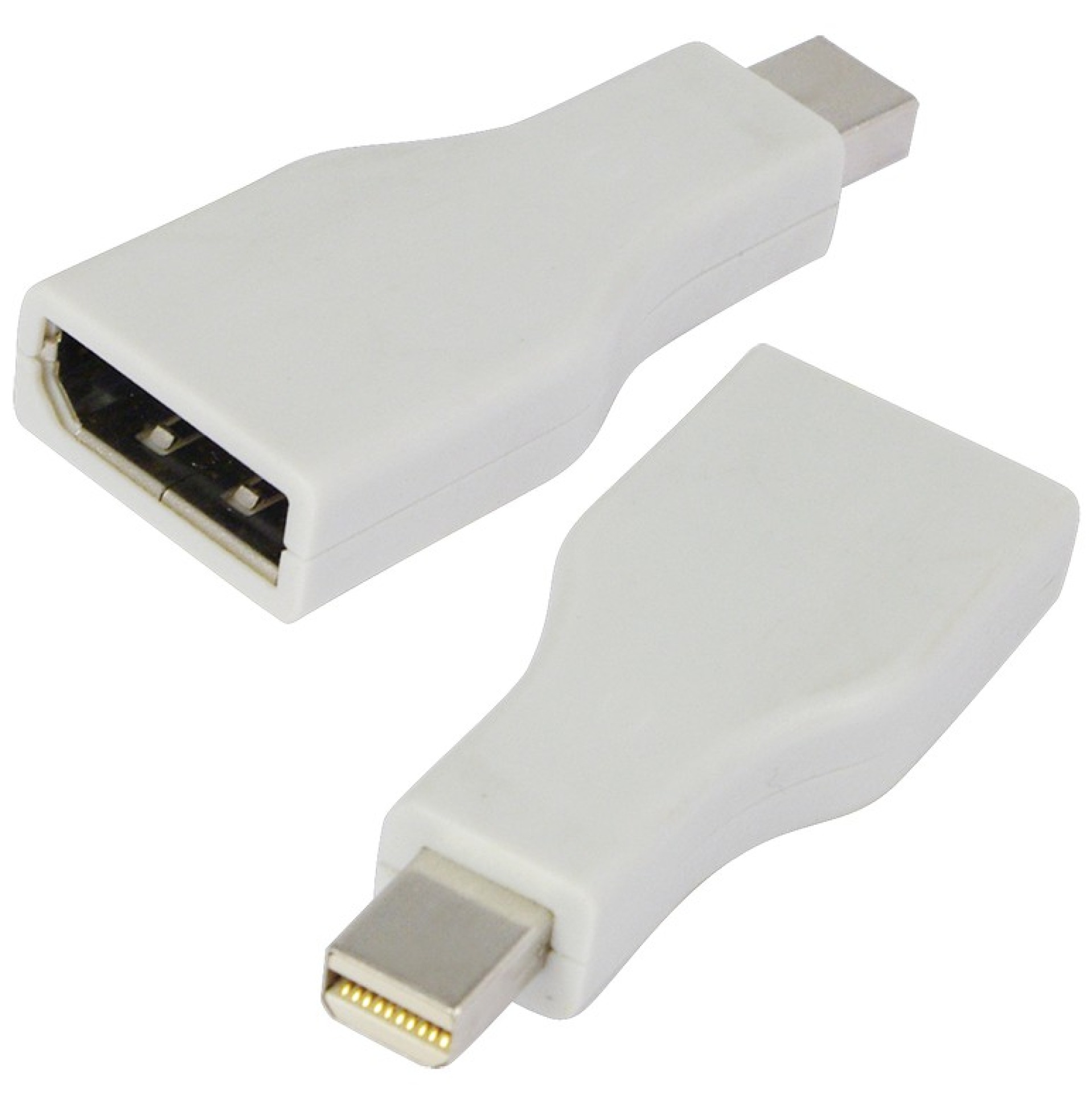 Adapter - Mini-DisplayPort auf DisplayPort, St.-Bu., weiß