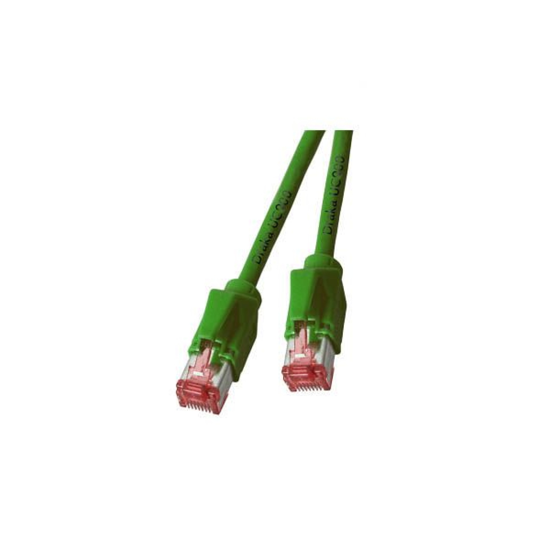 RJ45 Patchkabel S/FTP, Cat.6A, TM21, UC900, 1m, grün