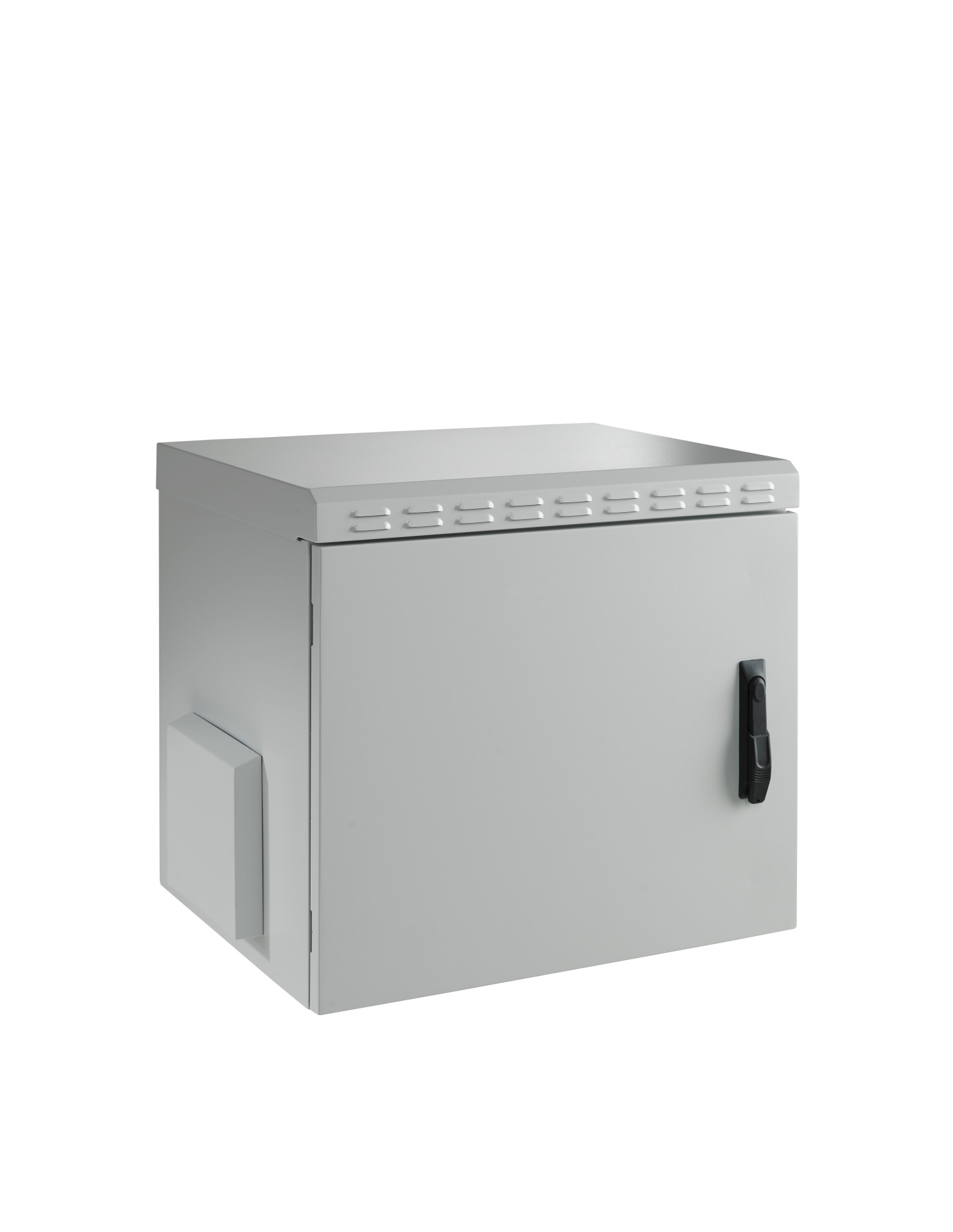 19" Wandgehäuse IP55, 16HE, Stahltür, Tiefe 450 mm, RAL7035