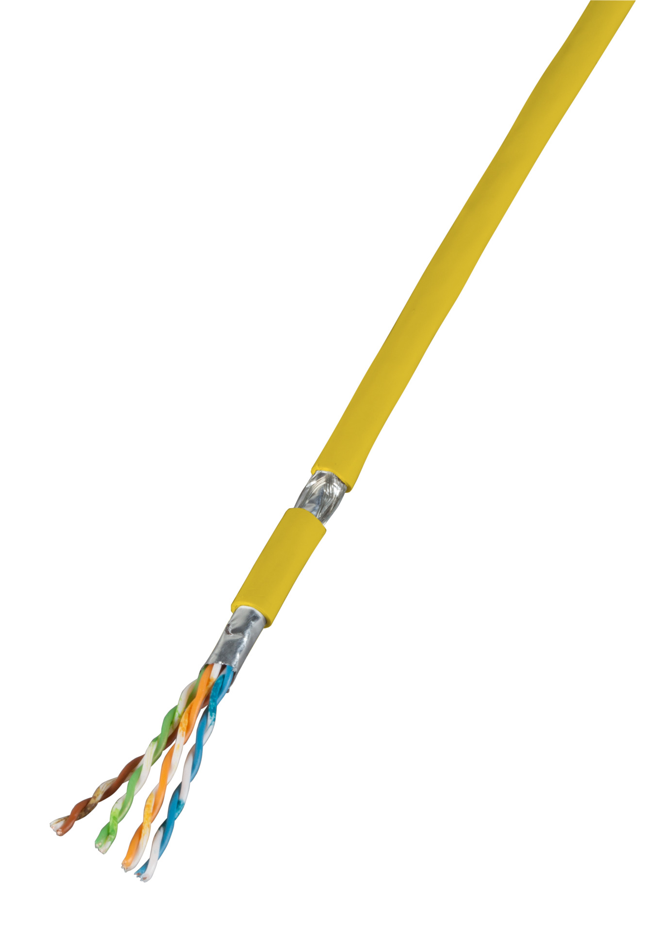 MegaLine D1-20S/U PUR superflex,4x2xAWG26/19, schleppkettent., rapsgelb RAL 1021