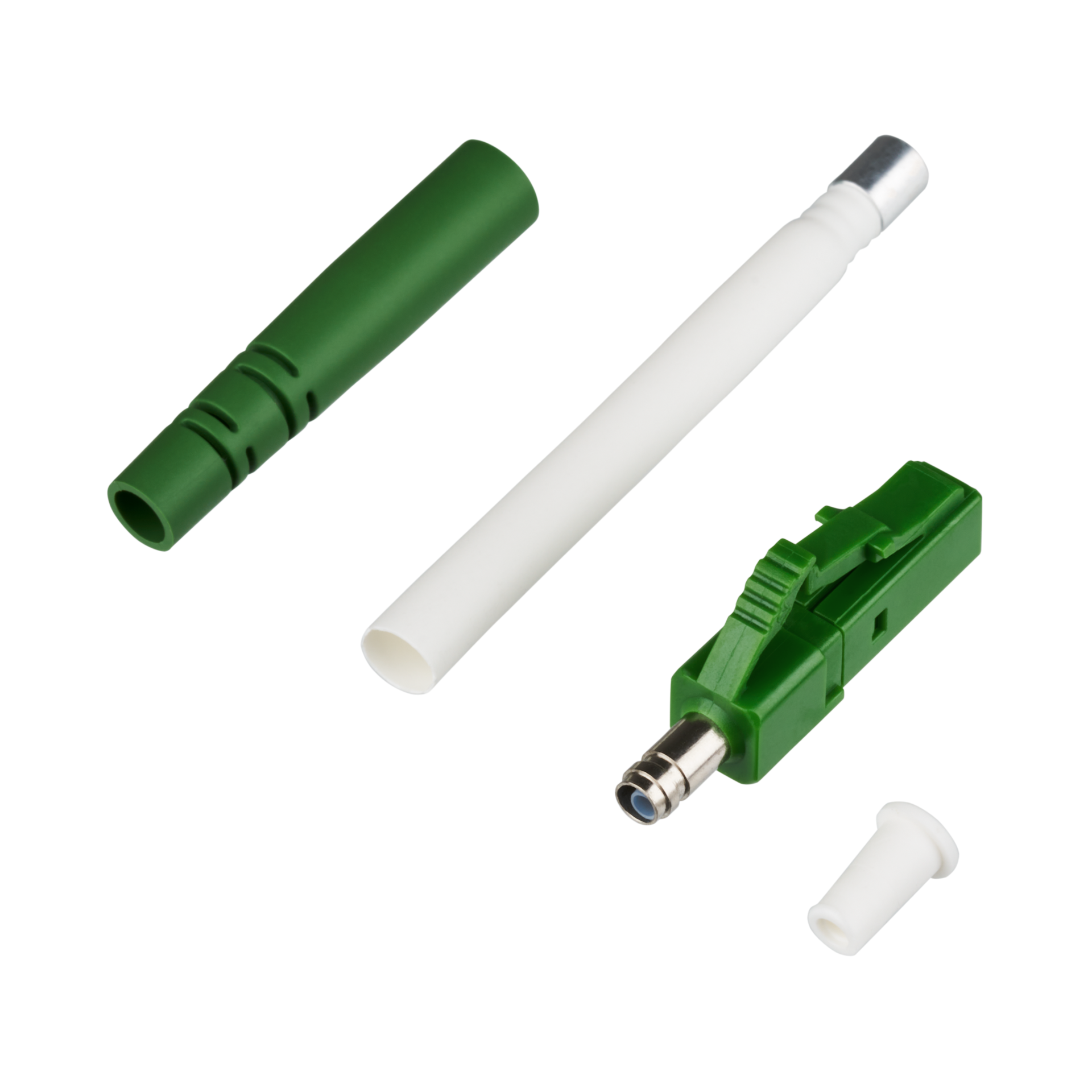 LC/APC8°-connector simplex Singlemode, preangled