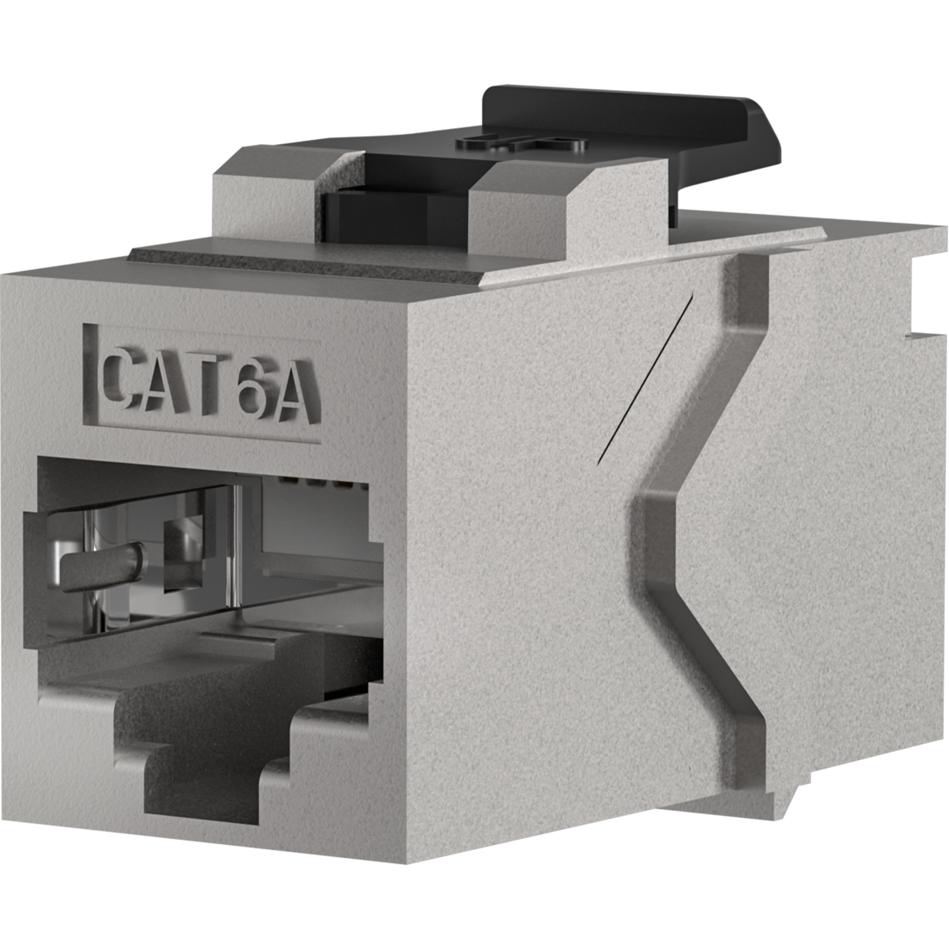 Adaptateur Cat.6A STP encliquetage