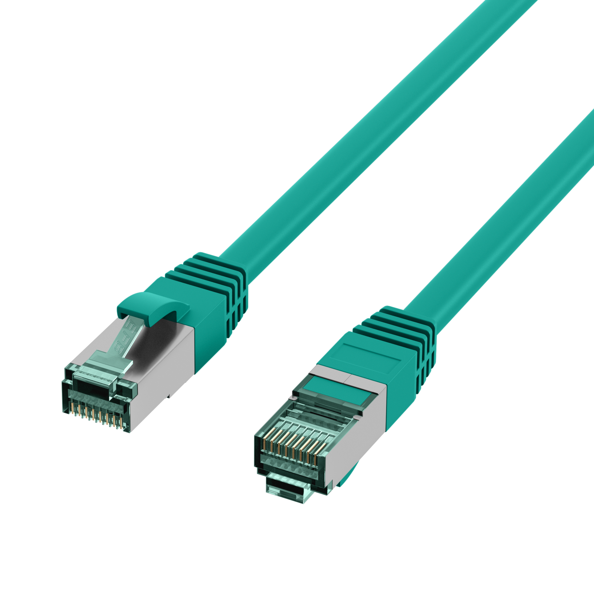 RJ45 Patch cable S/FTP, Cat.6A, LSZH, 30