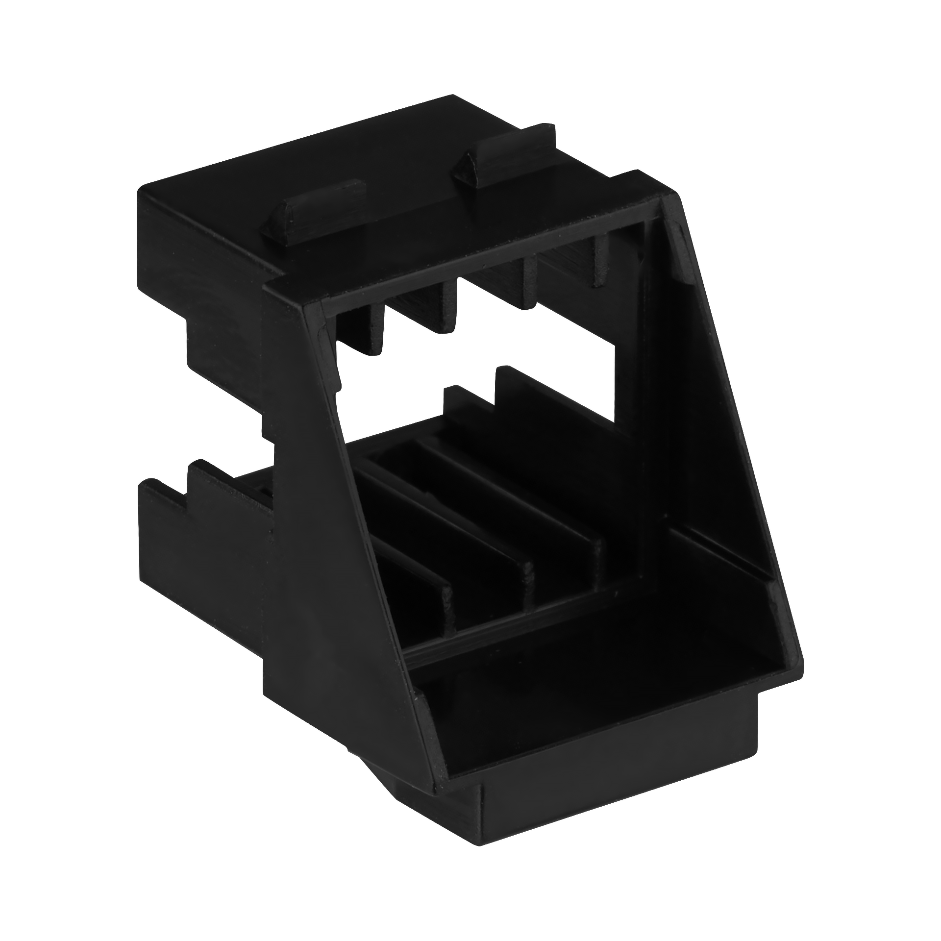 Adaptateur LC duplex/SC simple NOIR pour panneau keystone
