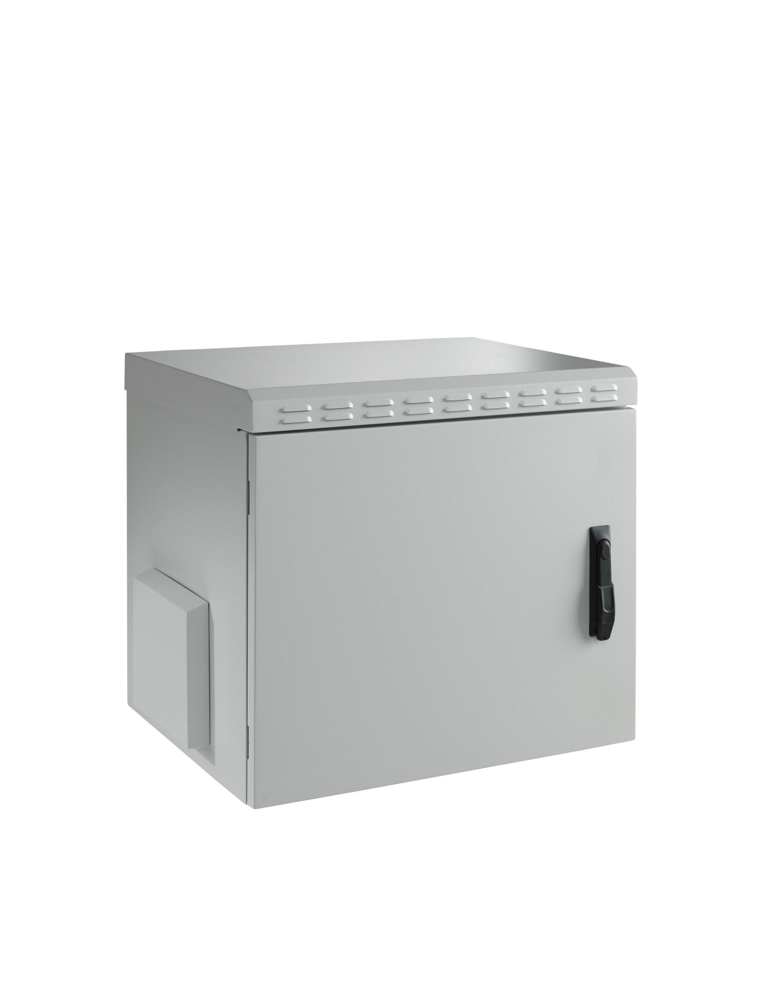 Coffret 19  IP55 12U600mm  RAL7035 Porte pleine